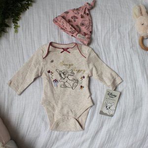 Disney Baby Brand New Thumper Bambi Onesie/Hat